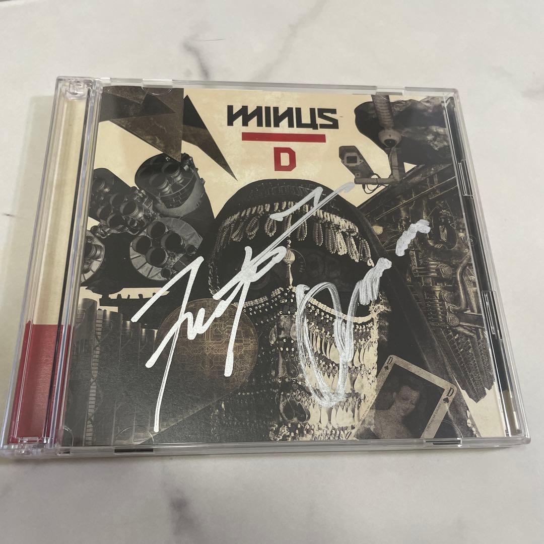 阿*眼様 【貴重】MINUS D 藤井麻輝 森岡賢の直筆サイン入り CD