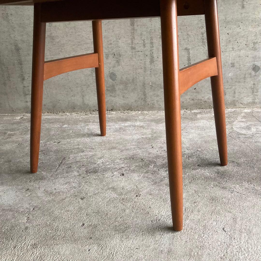 テーブル 机 サイドテーブル 置物台 飾り台 花台 木製 木目調 昭和レトロ