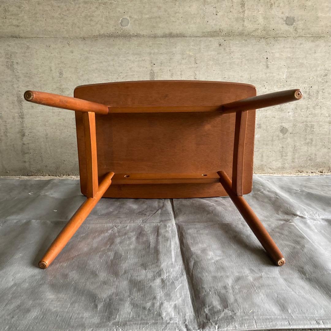 テーブル 机 サイドテーブル 置物台 飾り台 花台 木製 木目調 昭和レトロ