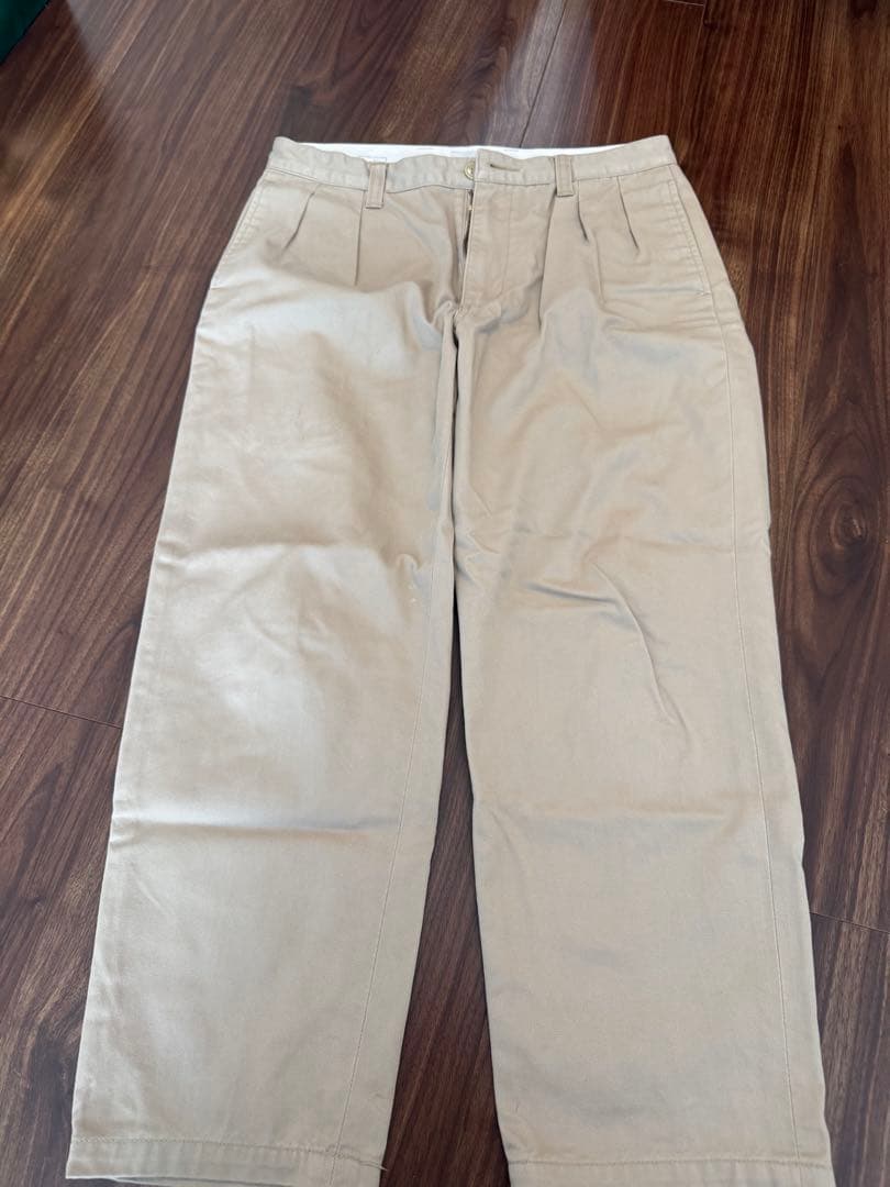 DESCENDANT DC-3 チノパン ベージュ