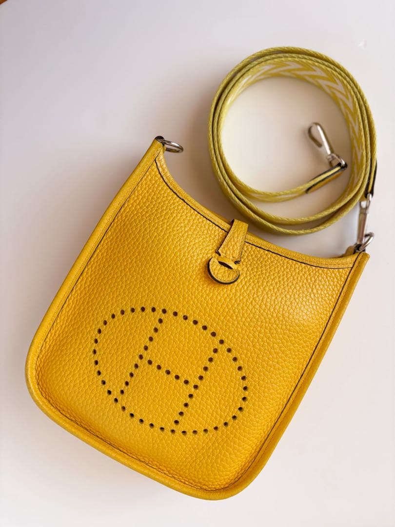 お値下げ！エルメス　エブリンTPM ジョーヌナプル　イエロー