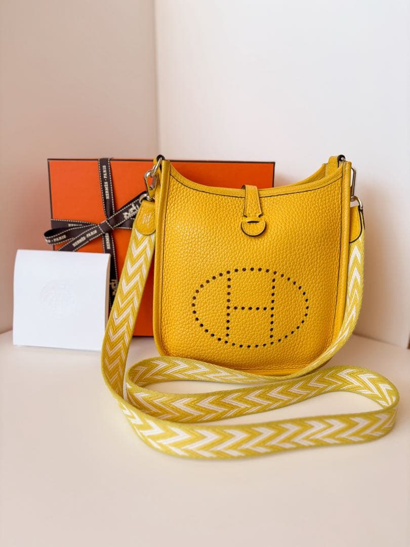 お値下げ！エルメス　エブリンTPM ジョーヌナプル　イエロー