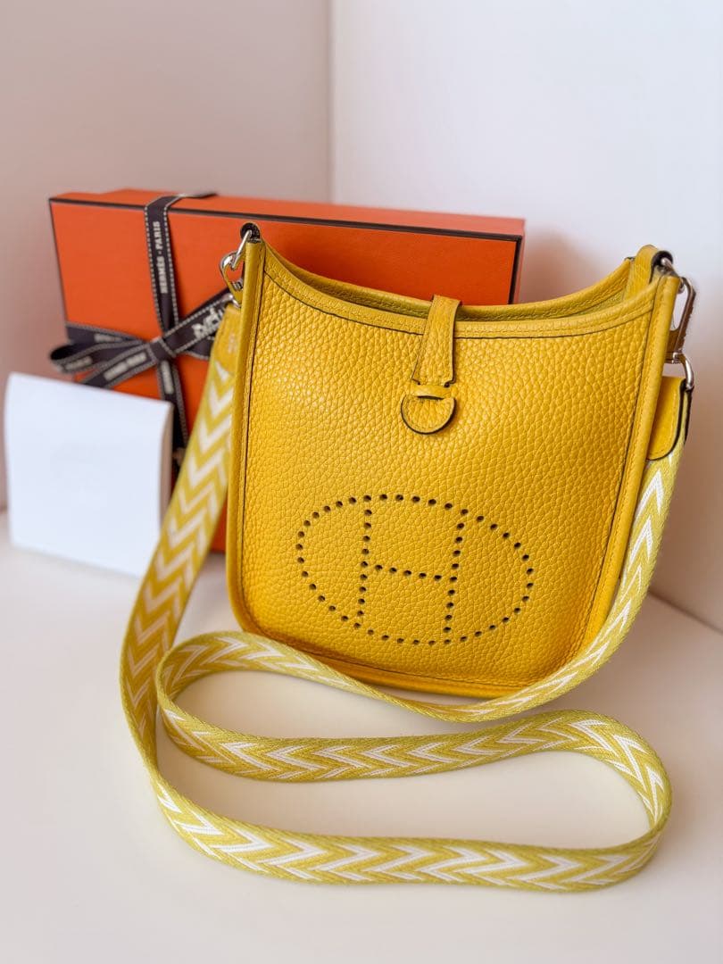 お値下げ！エルメス　エブリンTPM ジョーヌナプル　イエロー