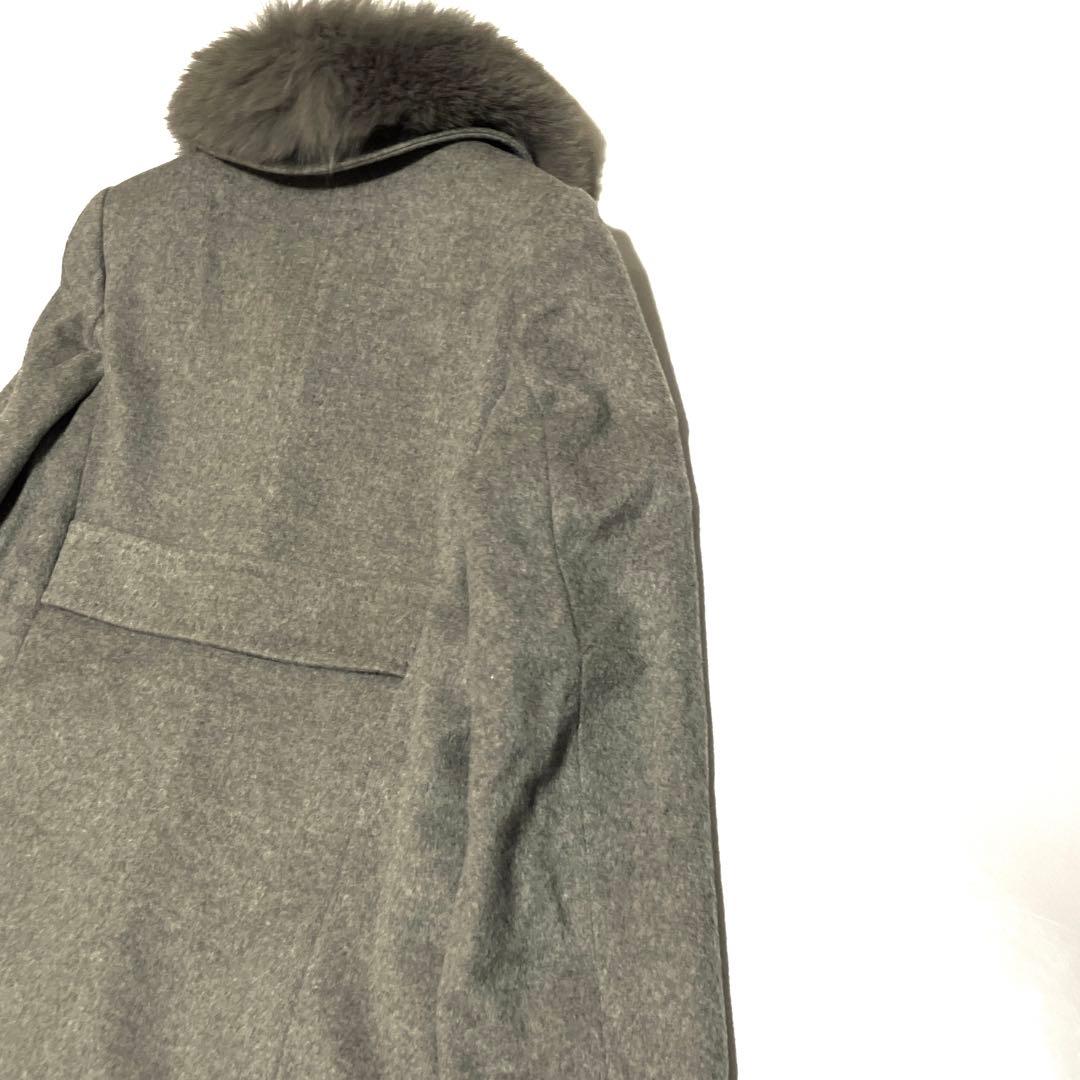 ✨極美品✨三京商会 Filomo カシミヤ100% グレー ロングコート2way