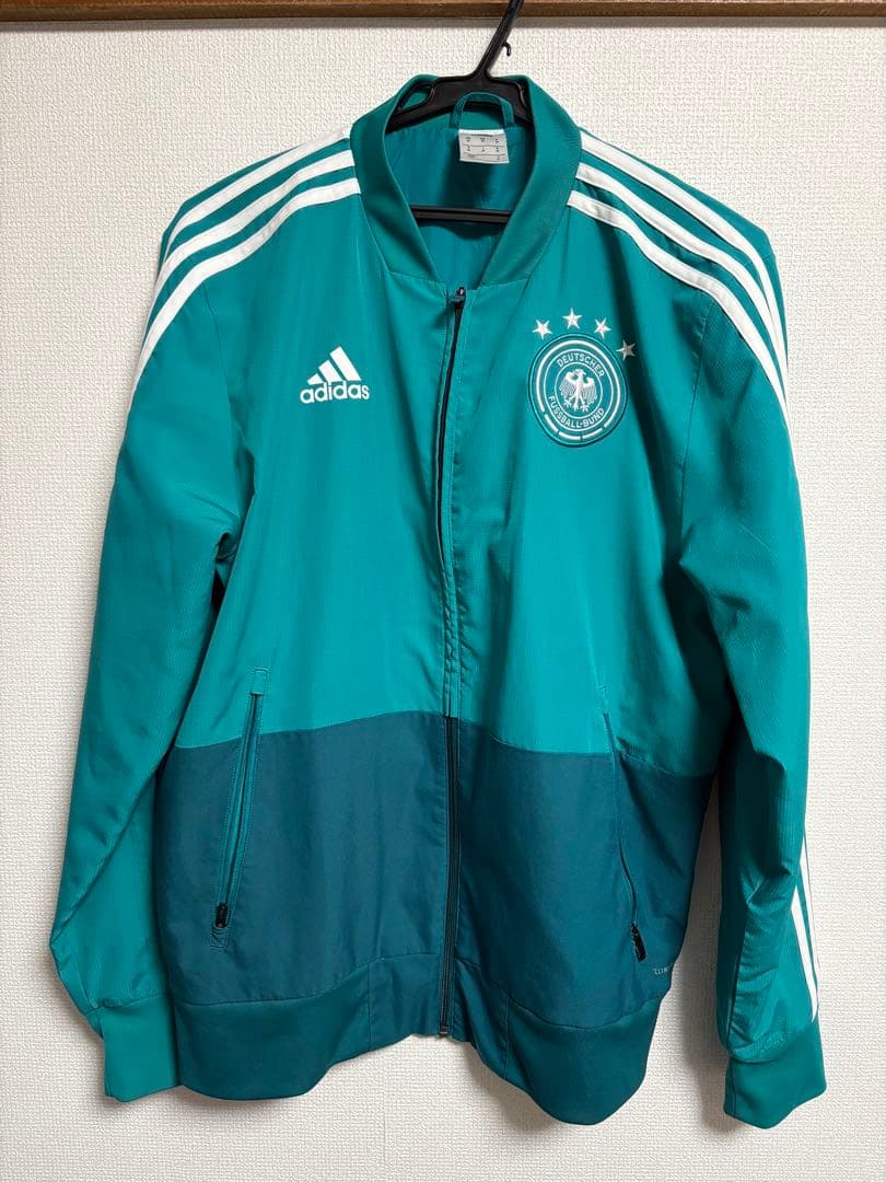 adidas ドイツ代表 ジャケット Mサイズ ターコイズ