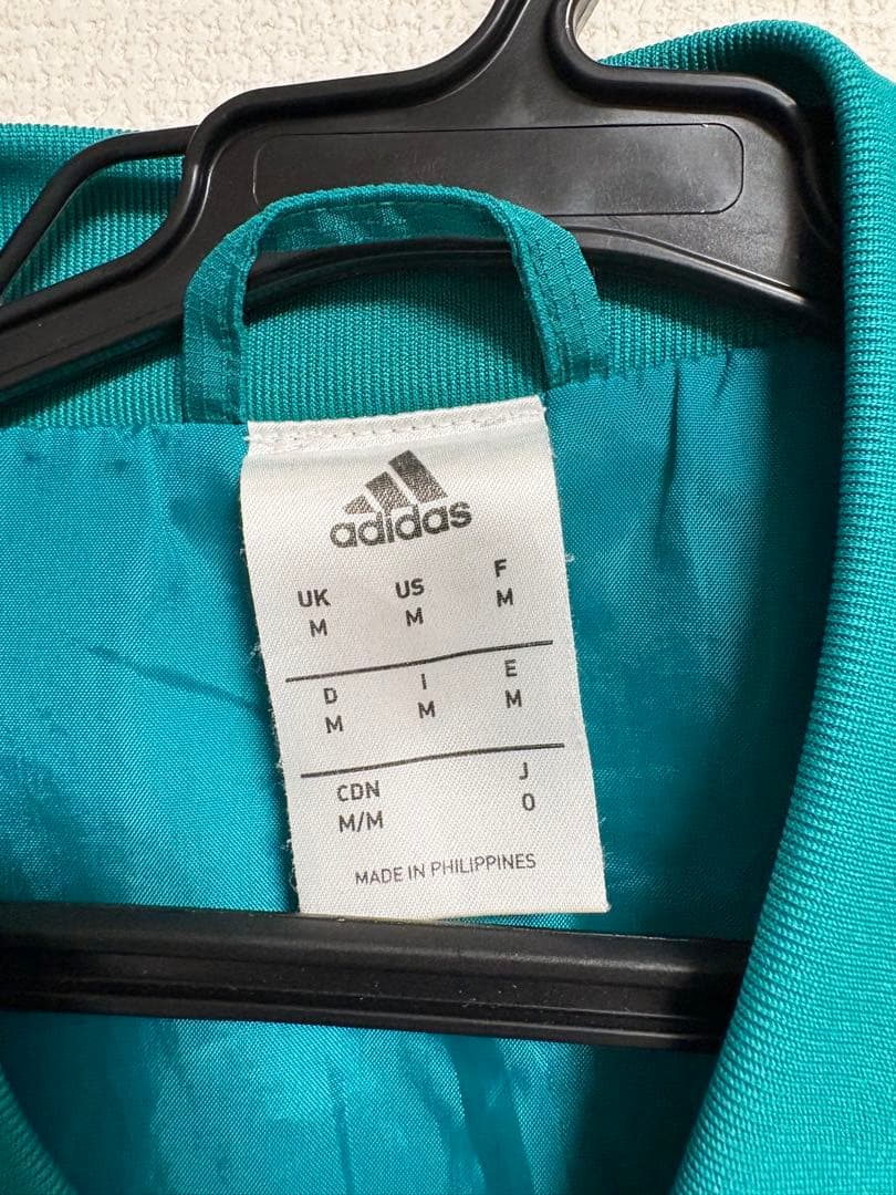 adidas ドイツ代表 ジャケット Mサイズ ターコイズ