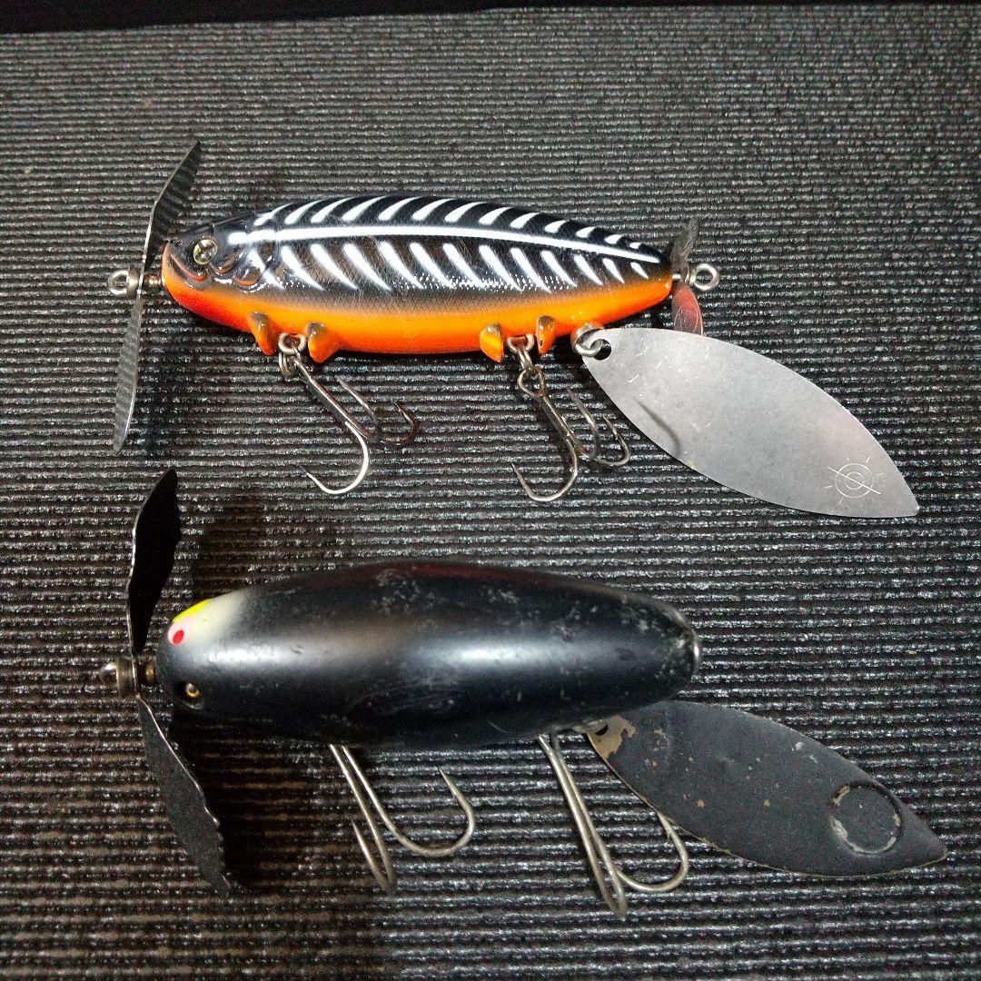 痴虫、チムシ トップウォータールアー 2個セット