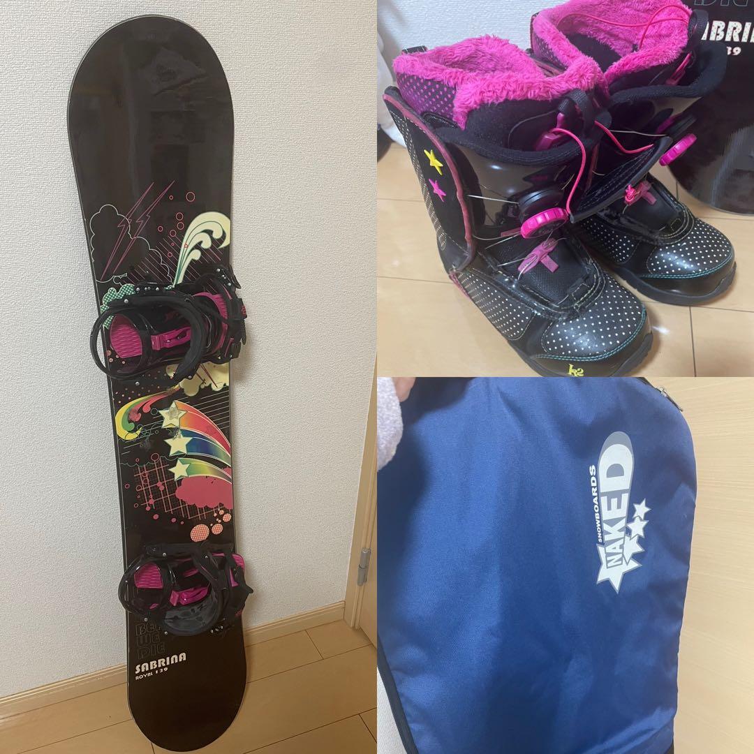 SABRINA 139スノーボード＋k2ブーツ＆ケース付き