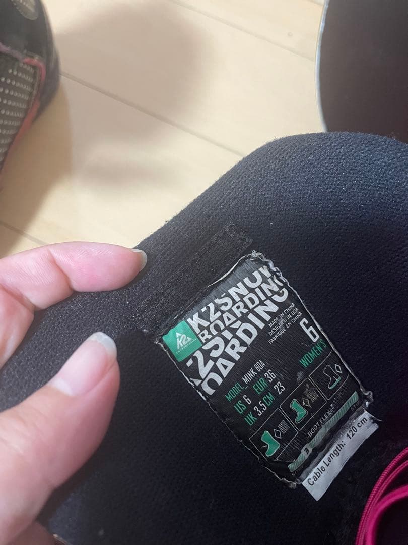 SABRINA 139スノーボード＋k2ブーツ＆ケース付き