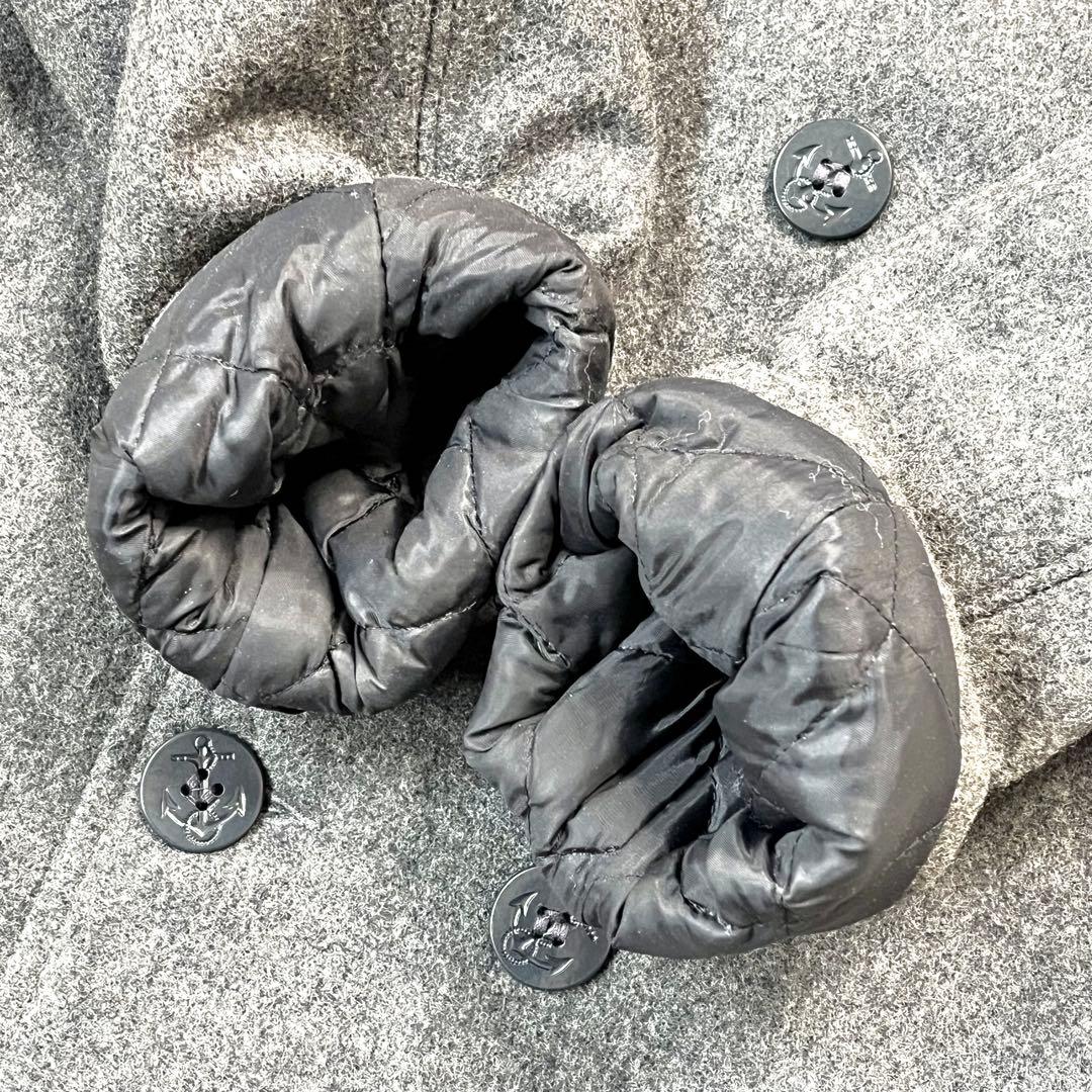 極美品✨schott ショット ピーコート 740N 42 キルティング ロゴ