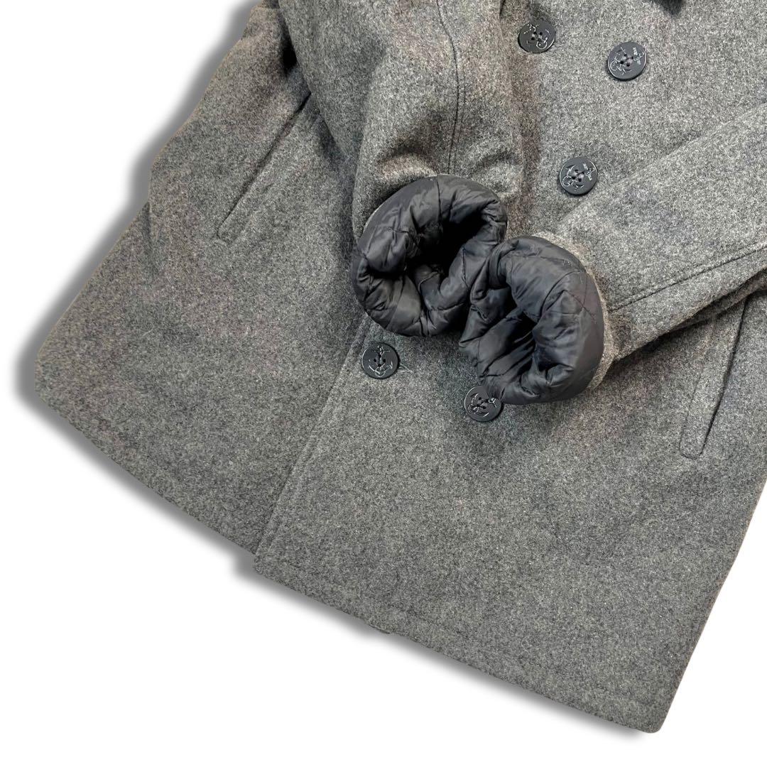 極美品✨schott ショット ピーコート 740N 42 キルティング ロゴ