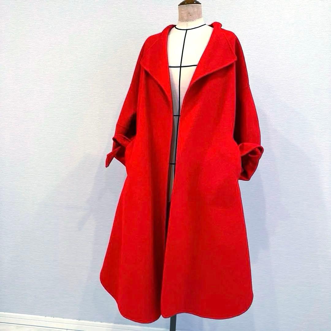 eri様　AEWEN MATOPH 赤　ベルト付きロングコート