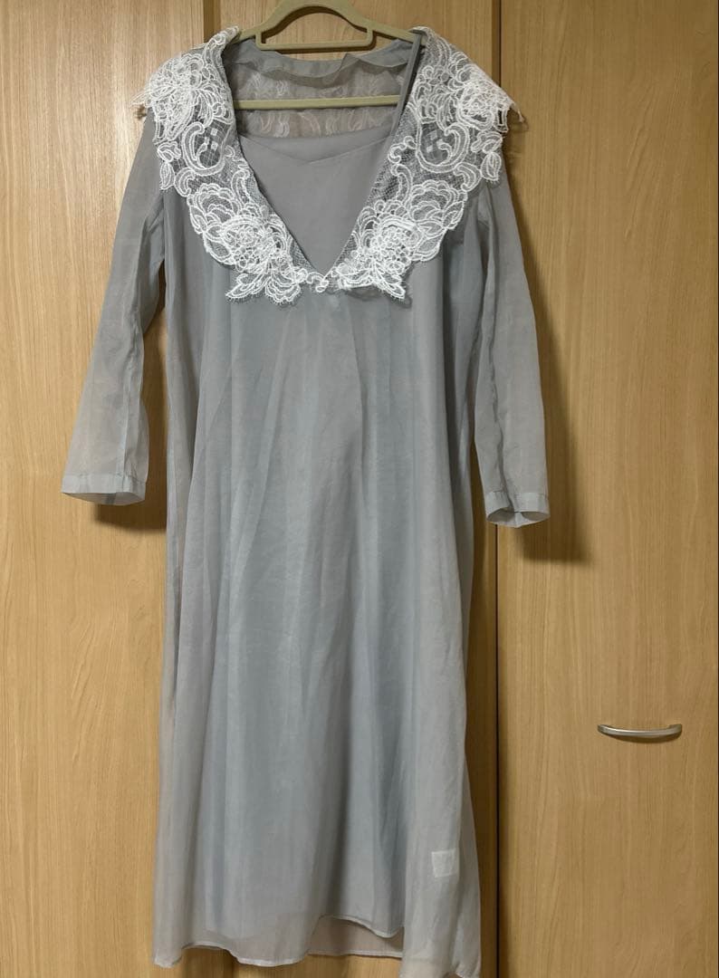 Big collar A-line dress オケージョン　et.UNIVER