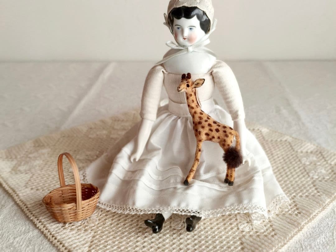 【ちびたんさま】vintage figure ୨୧ 子どもの キリンさん