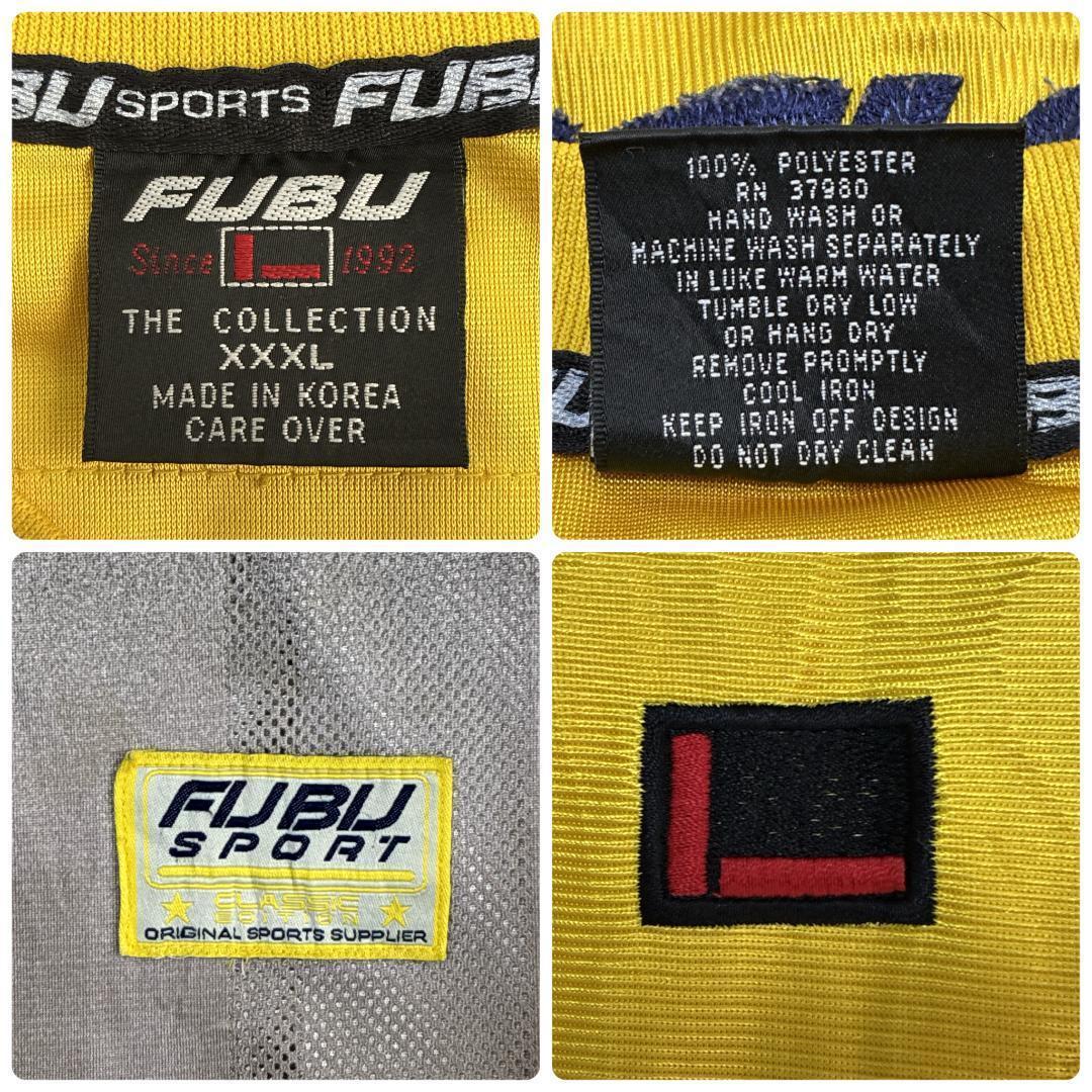 FUBU フブ 両面刺繍 3XL ゲームシャツ ユニフォーム 古着 ヒップホップ