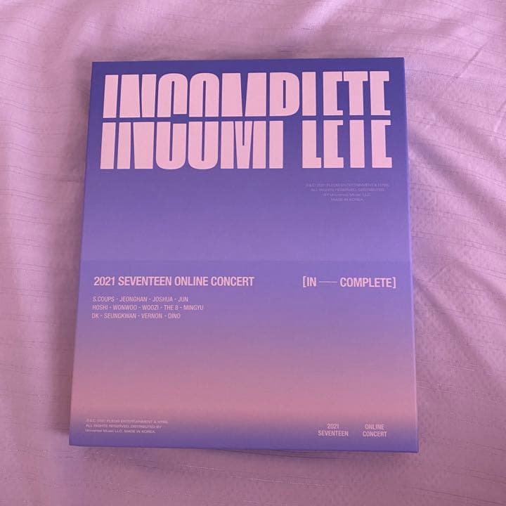 SEVENTEEN incomplete DVD ジョンハン トレカ　セブチ