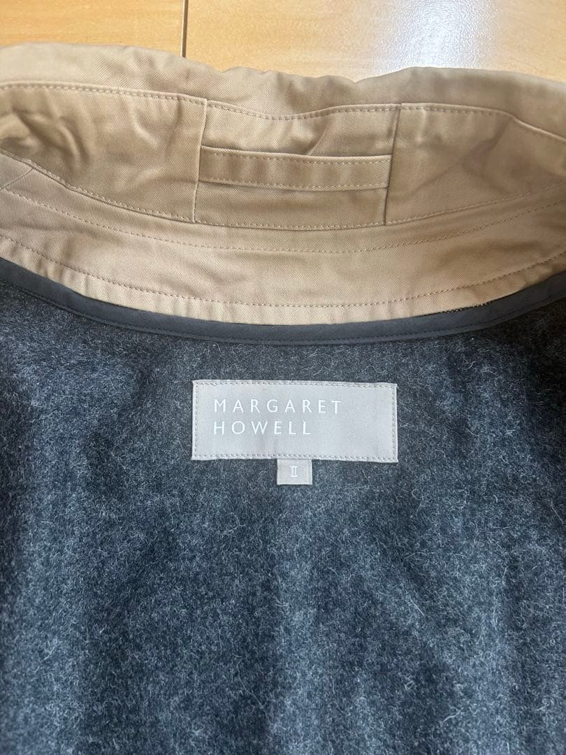 マーガレットハウエル　ステンカラーコート　ベージュ