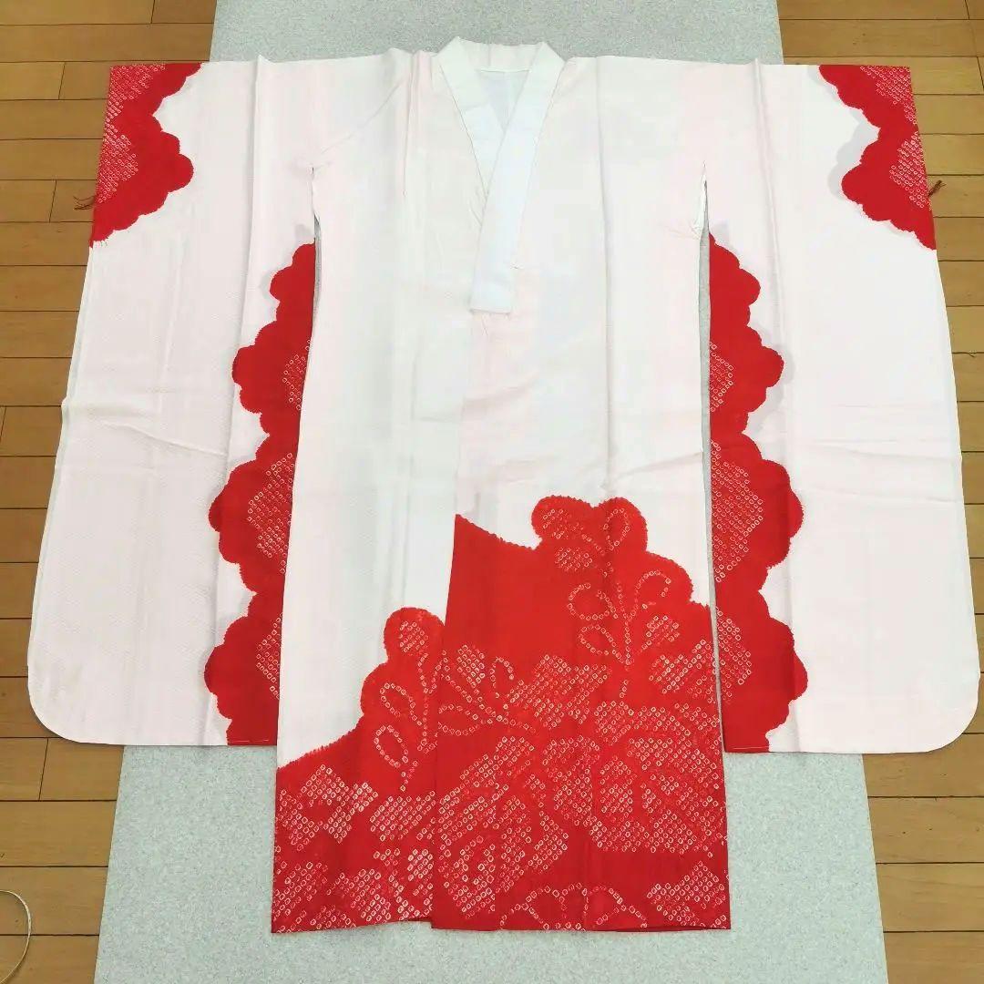 【振袖用】至高のお品 絞り染め 長襦袢