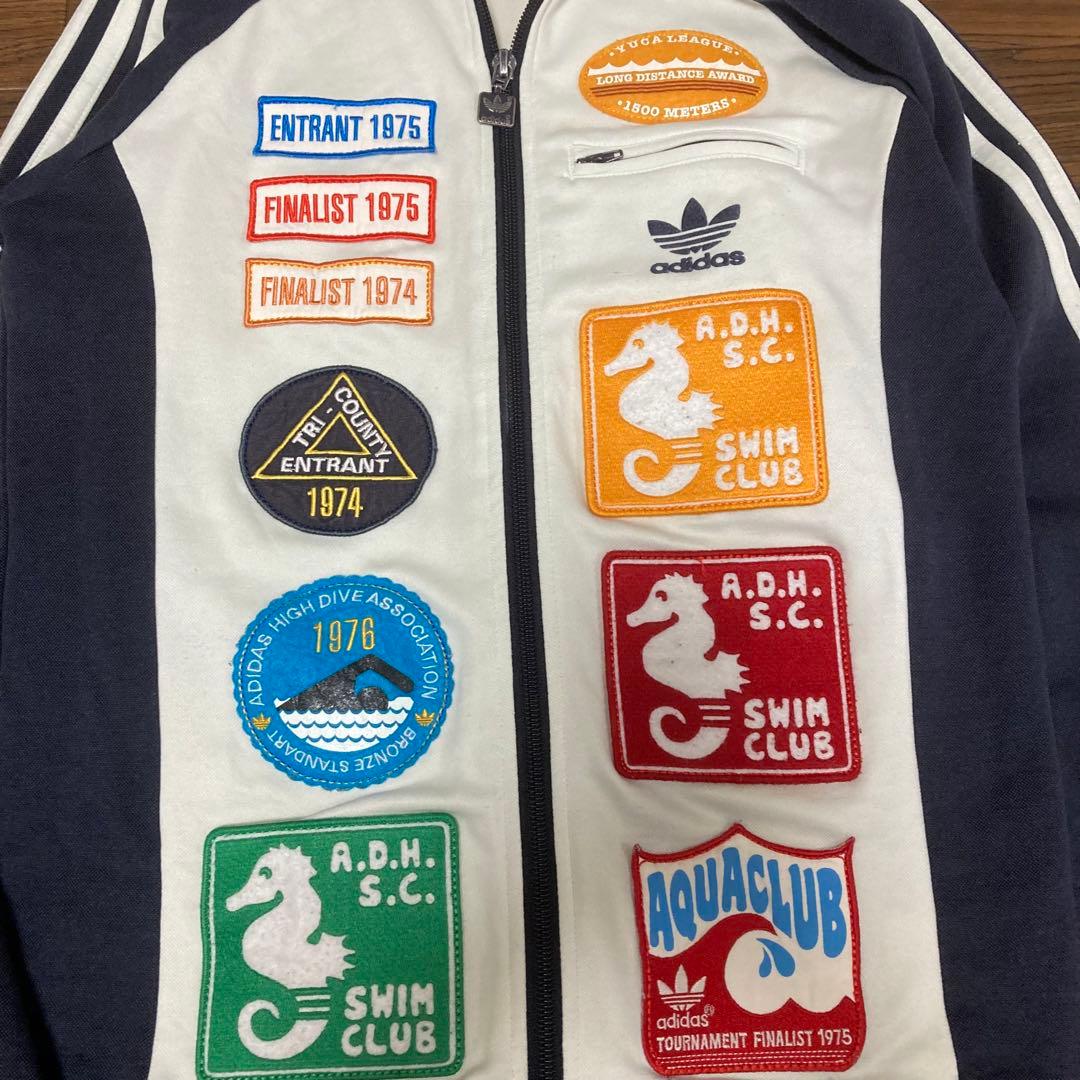 adidas アディダスオリジナルス　トラックジャケット　ジャージ　ワッペン