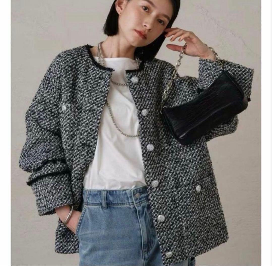 ラウンジドレス ツイードジャケット　フォーマル　卒業　入学式　卒園