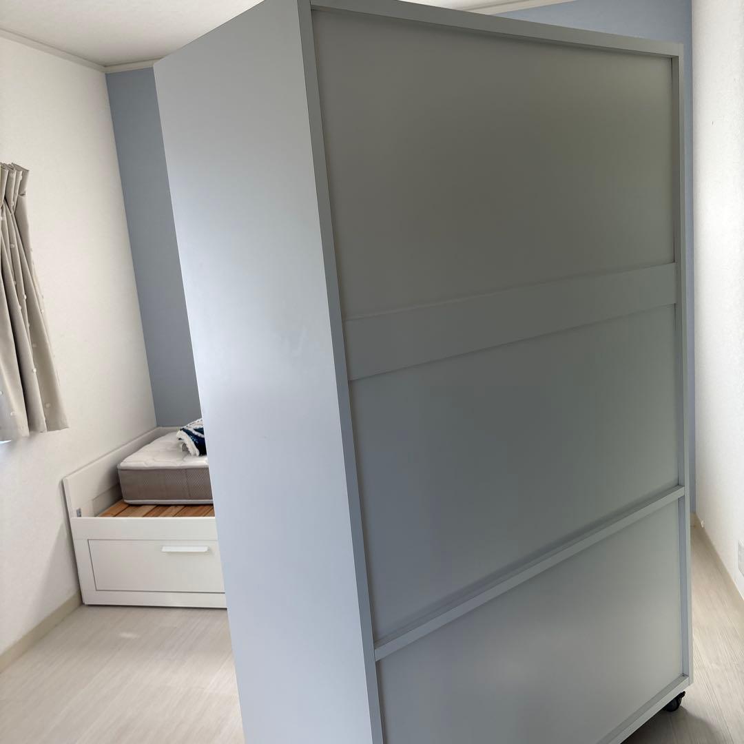 はぴこ　ディノス　家具　　　　　　　　　　　　　 ホワイト大型スライド式