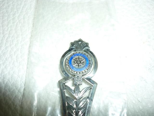 未使用 1960年代◆ロータリークラブ 銀製 スプーン 3本セット重さ50.6ｇ