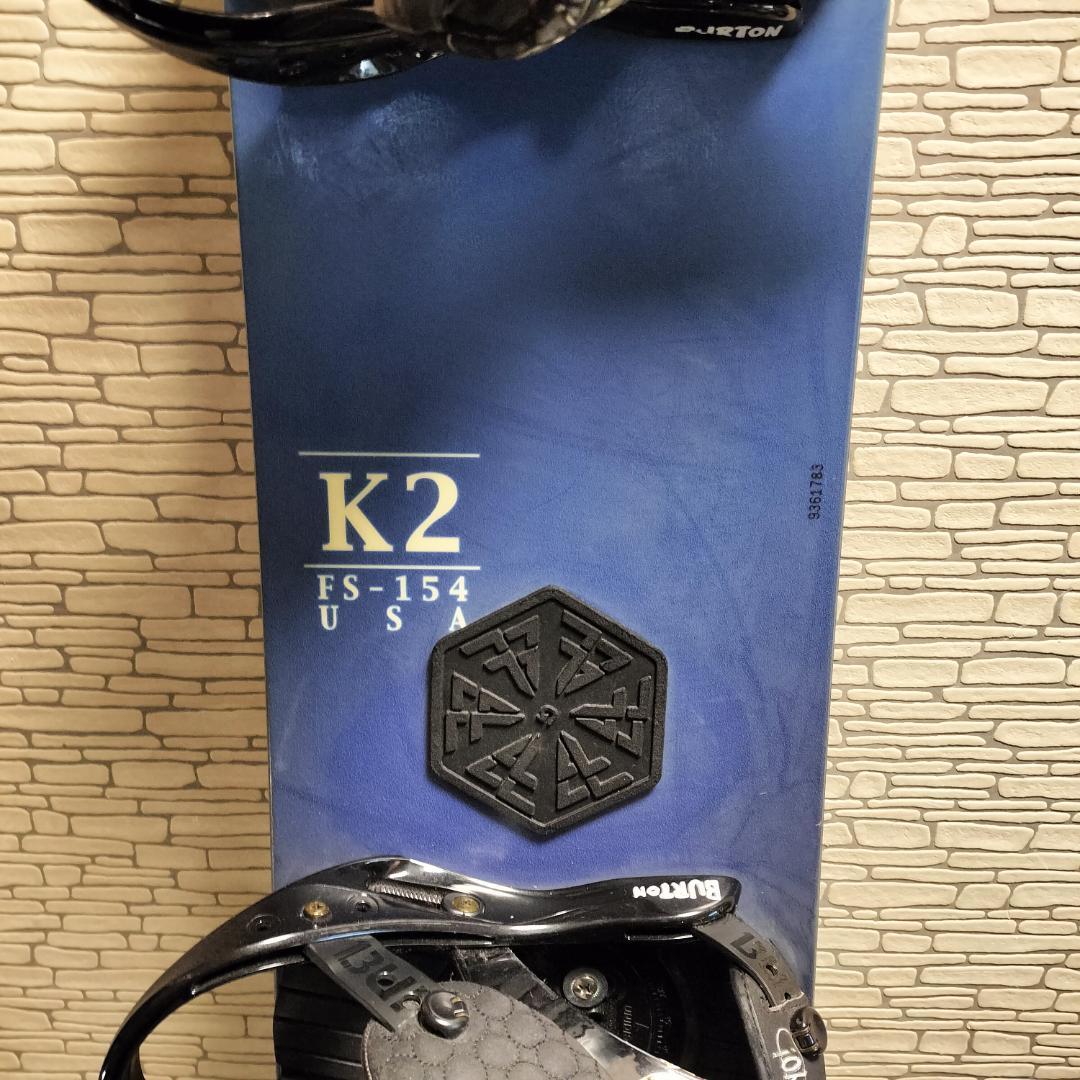 【王道セット】K2 スノーボード FS-154 × Burton Custom