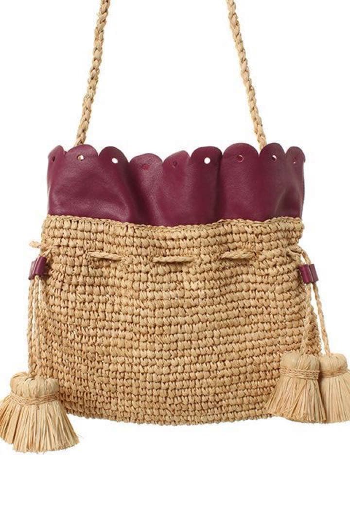 ☆MAho出品LUDLOW ラドロー レザースカラップ巾着 新品未使用品