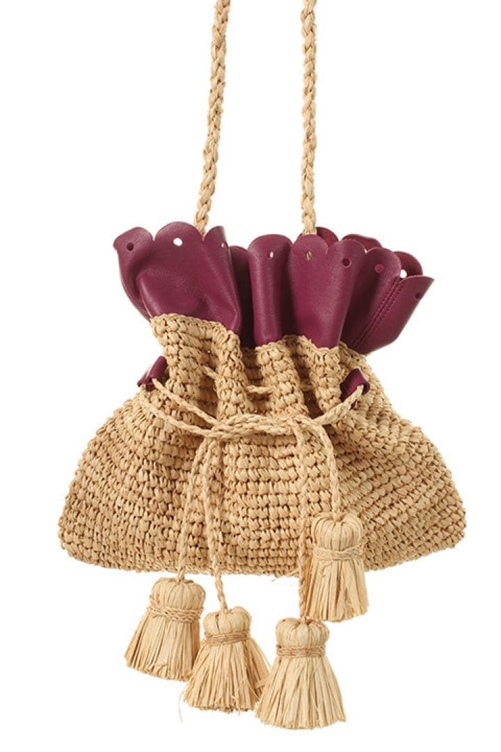 ☆MAho出品LUDLOW ラドロー レザースカラップ巾着 新品未使用品