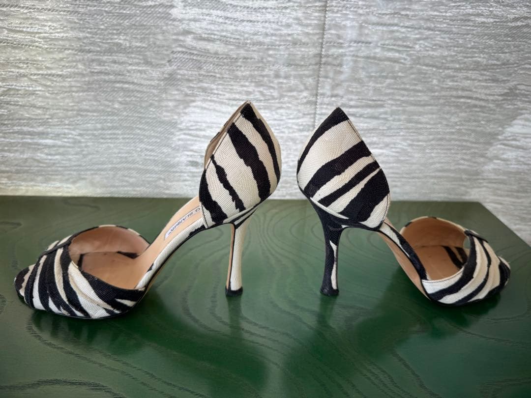 靴 Manolo Blahnik D'Orsay shoes 38 (24.5)