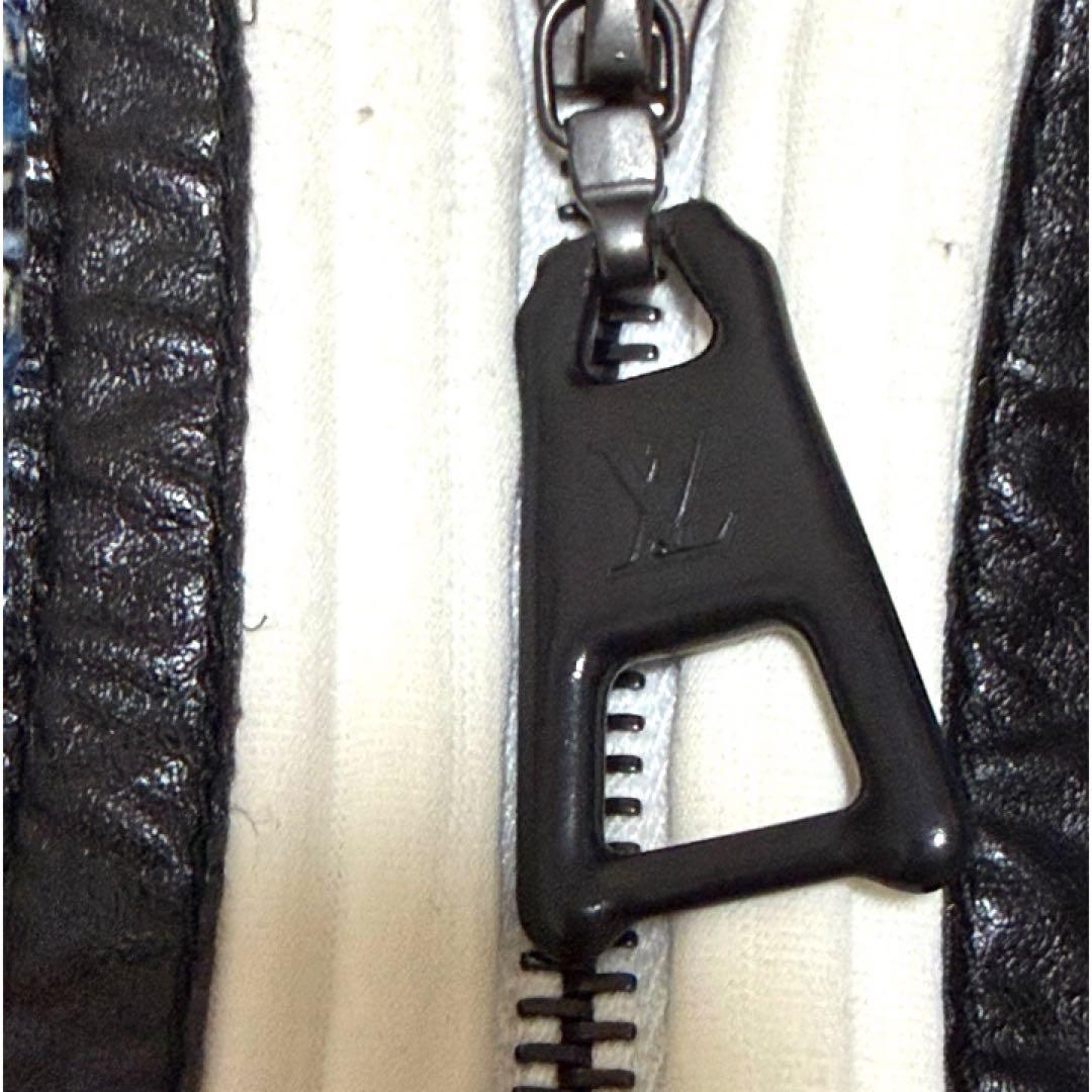 LOUIS VUITTON ツイード ジップアップ ミニスカート 34 美品