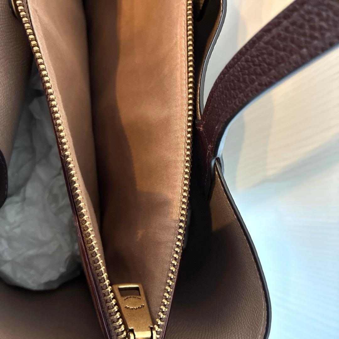 【美品】COACH ウィロートート 正規店購入 保存袋付 軽量 A4可