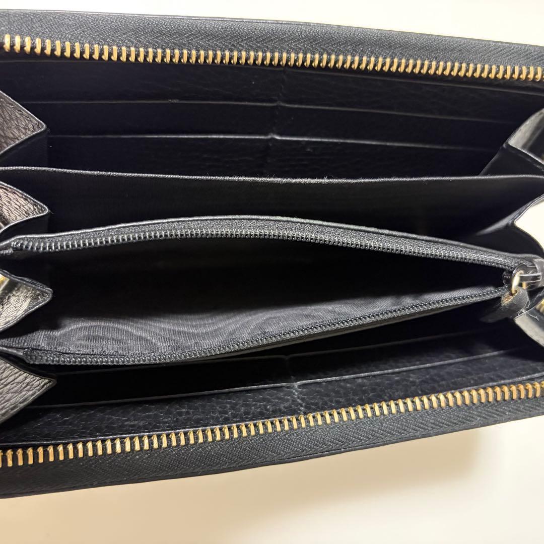 GUCCI ラウンドファスナー マーモントGGロゴ 金具