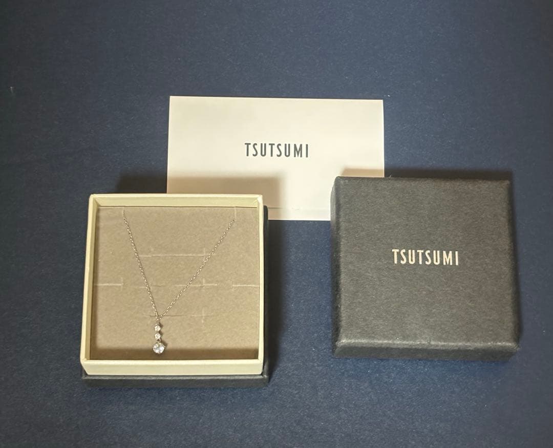 あ*ム様 TSUTSUMI アクアマリンK10WGネックレス