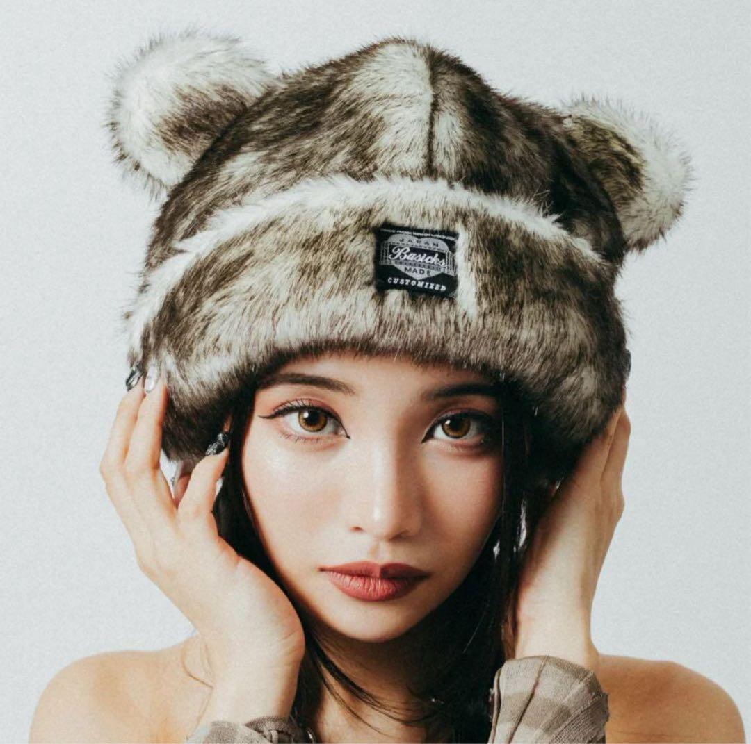 帽子 NUBIAN BASICKS BEAR BEANIE(EXCLUSIVE)