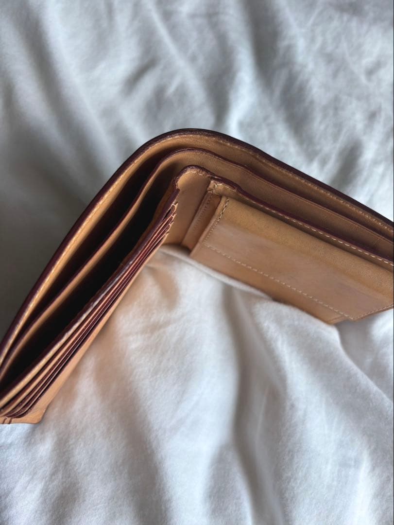 GANZO ガンゾ 折り財布 コードバン レザー 馬革　ブラック