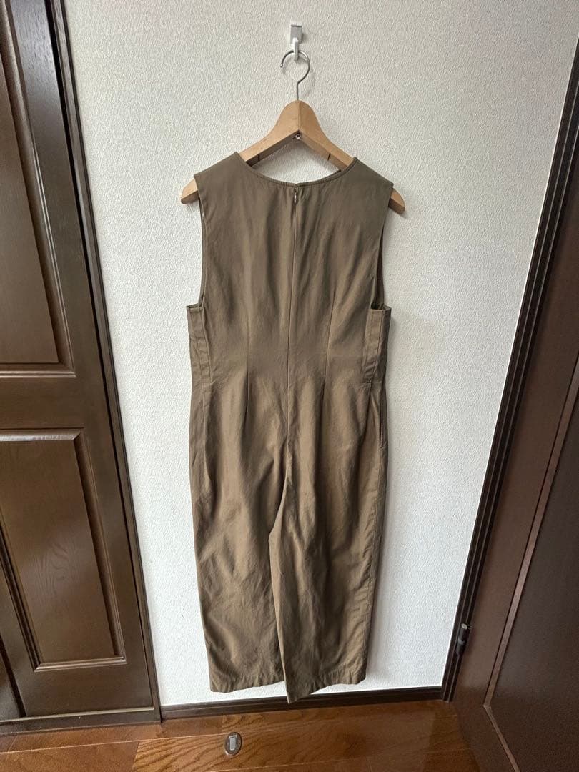 AEWEN MATOPH/シャンブレー キーネック サロペット