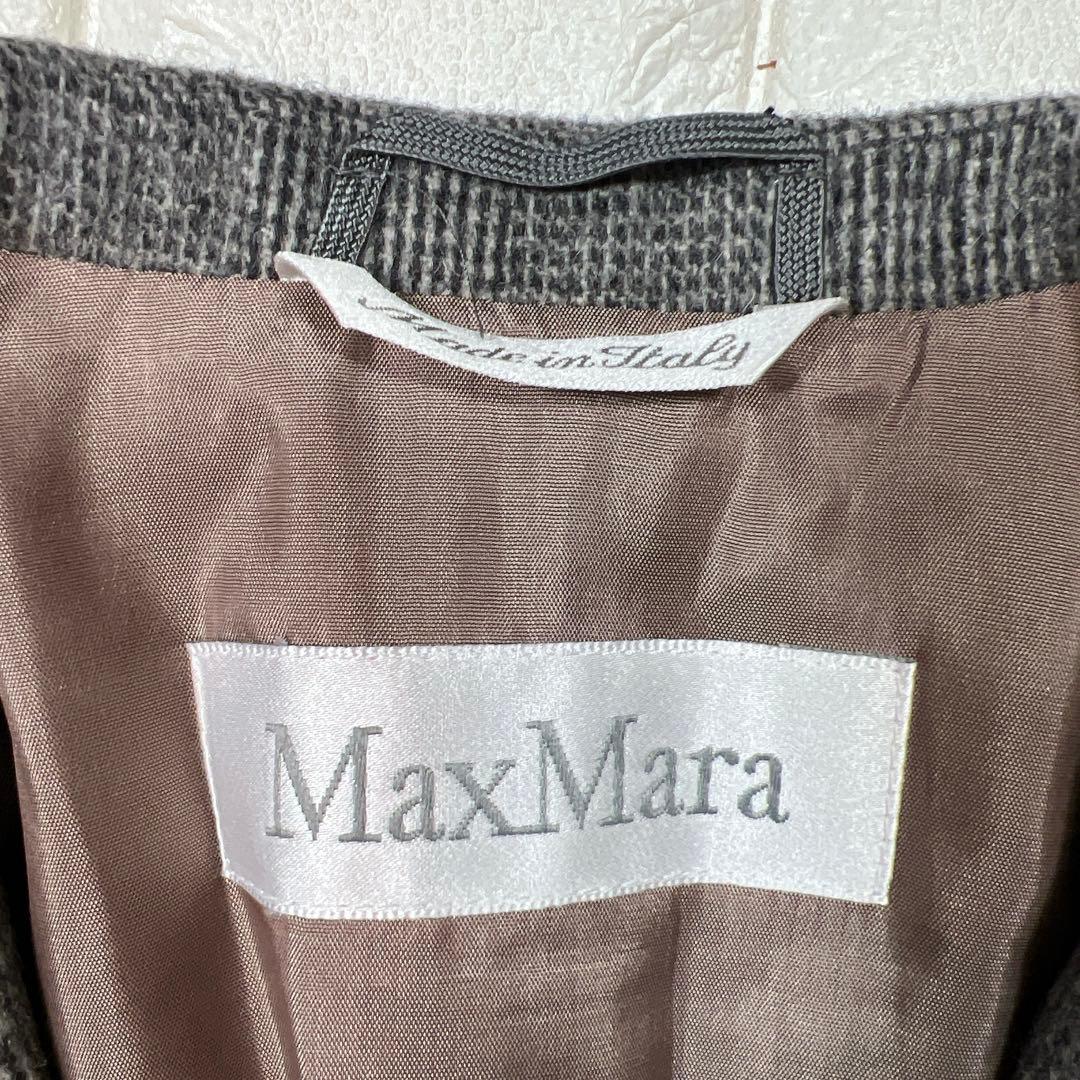 MaxMara マックスマーラ 白タグ アンゴラ混 テーラードジャケット