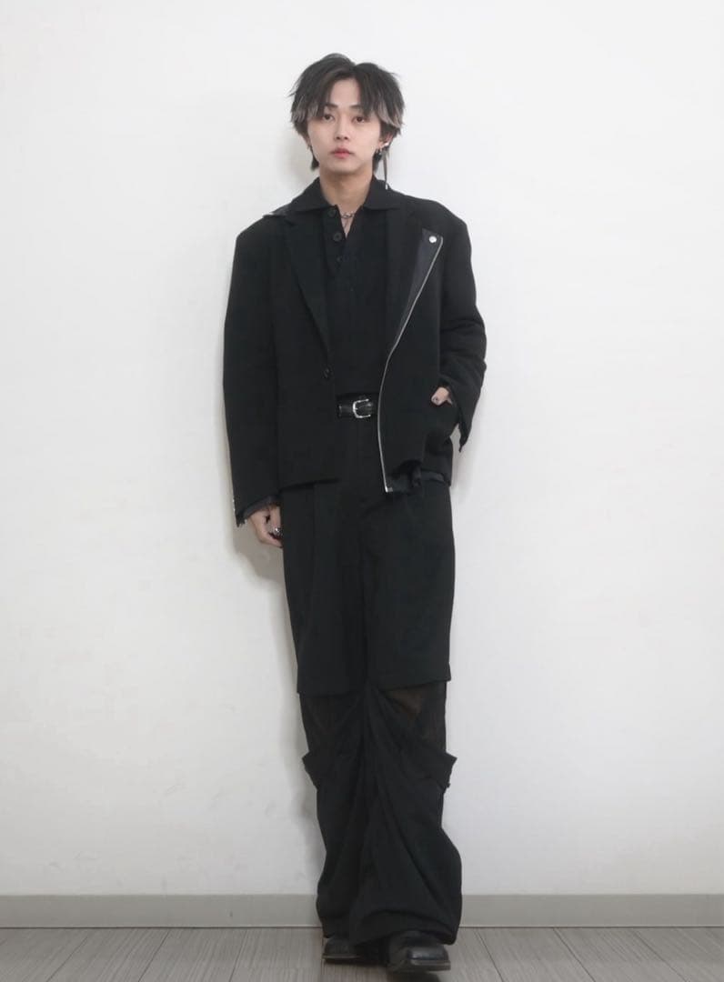 GRANCY / チュール レイヤードデザインスラックス　タカト