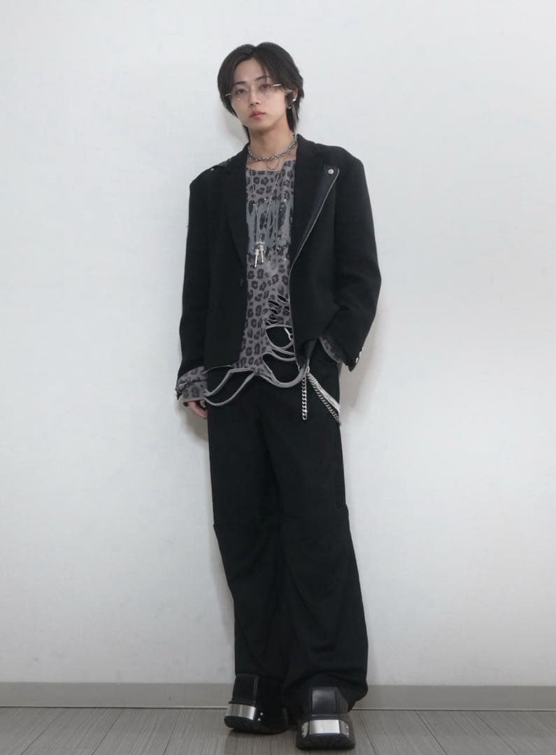 GRANCY / チュール レイヤードデザインスラックス　タカト