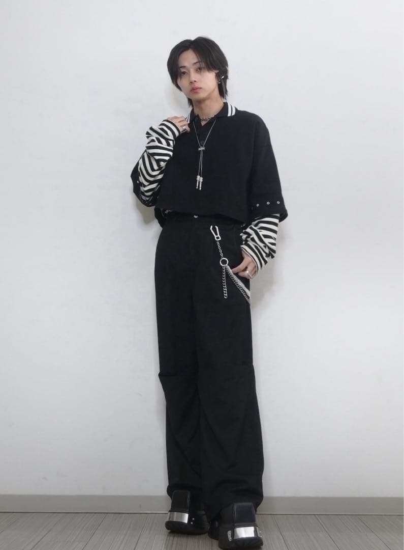 GRANCY / チュール レイヤードデザインスラックス　タカト