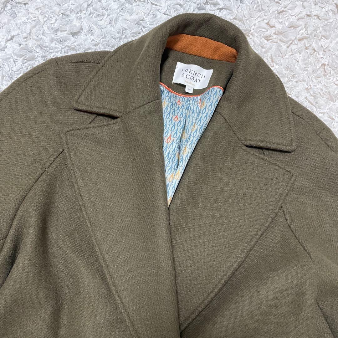 美品✨ レネール コルディエール チェスターコート カーキ ロングコート ウール