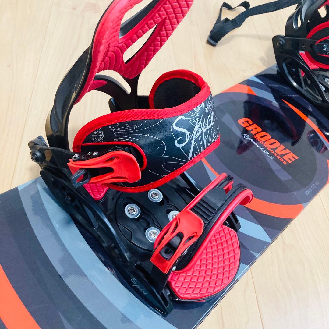 【匿名配送】GROOVE 157.5cm×spice size L スノーボード