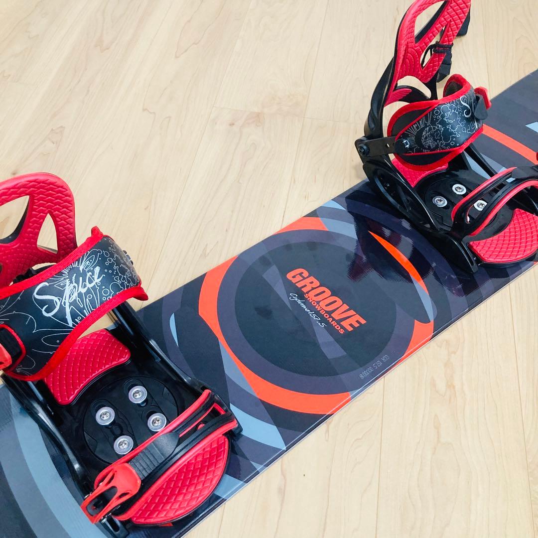 【匿名配送】GROOVE 157.5cm×spice size L スノーボード