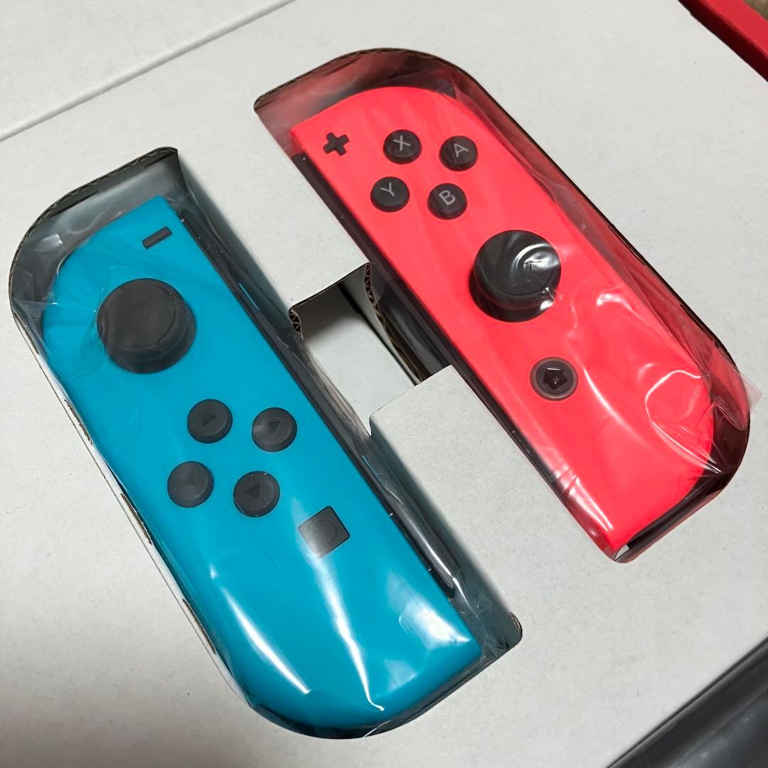 【新品未使用品】ニンテンドーSwitch Joy-Conネオンブルーネオンレッド