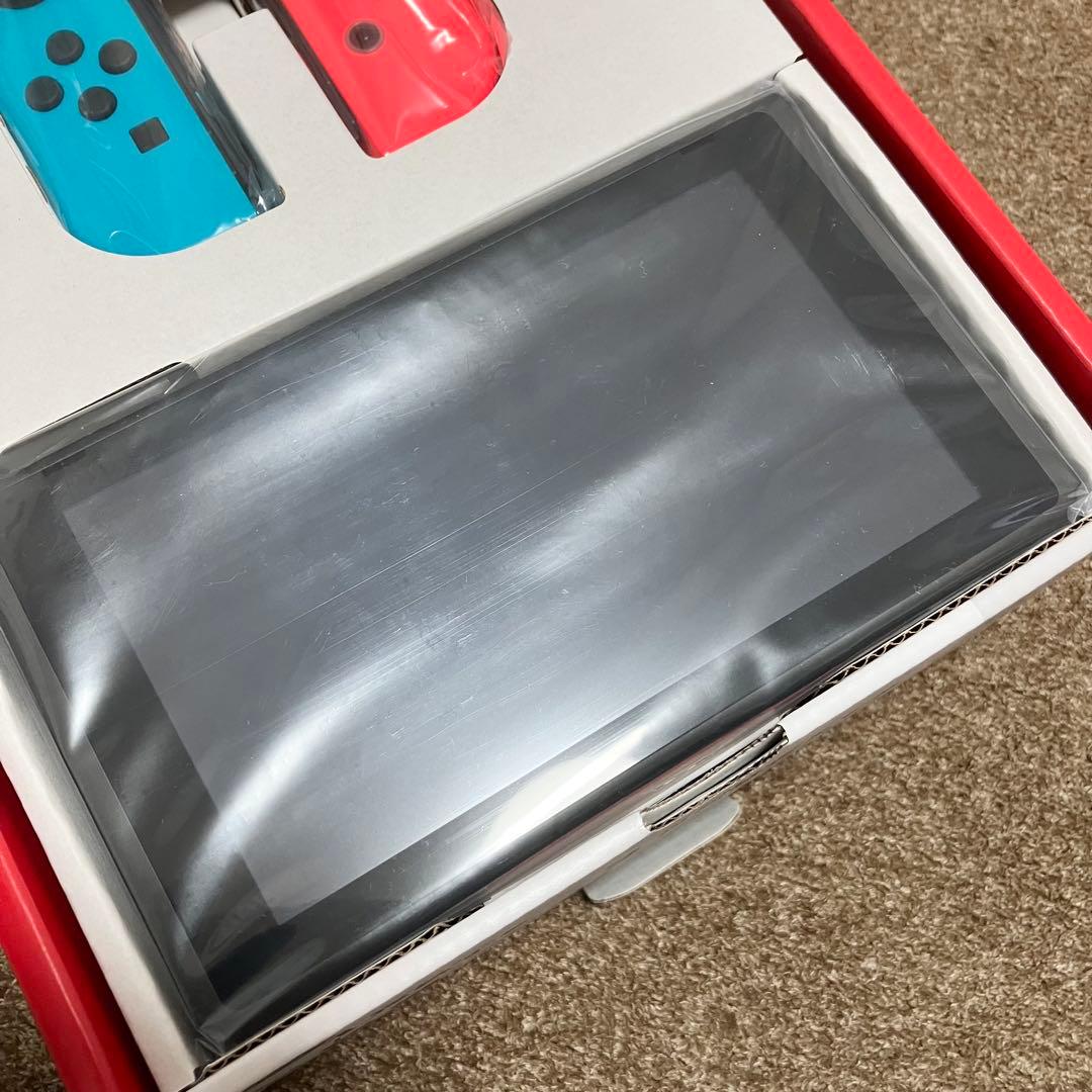【新品未使用品】ニンテンドーSwitch Joy-Conネオンブルーネオンレッド