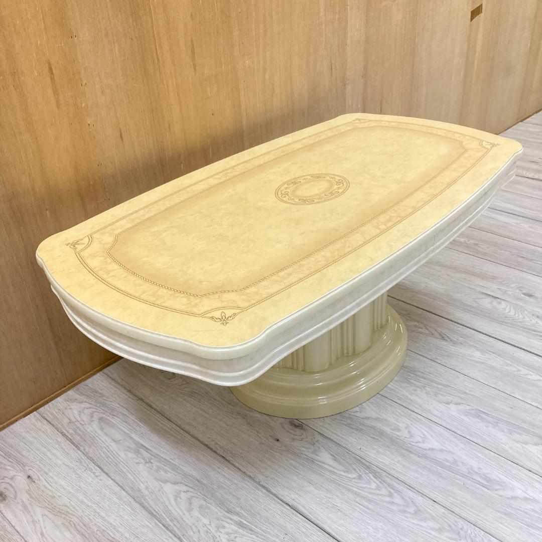 イタリア　リビングテーブル　センターテーブル　姫家具　ロココ調