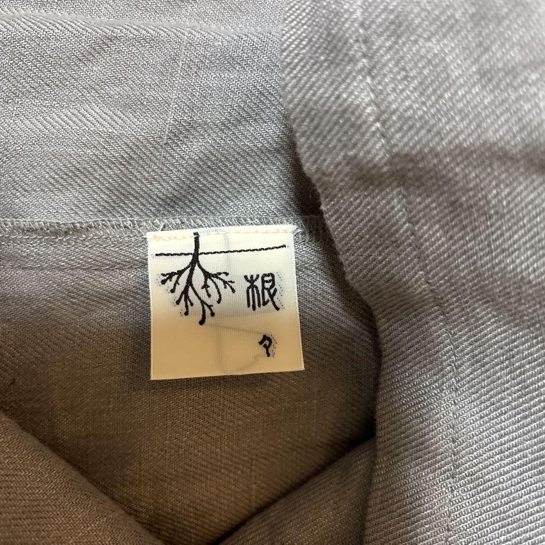 美品＊根々　ネネ　リネンワンピース　麻100 高級　日本製　洗濯可　石見銀山