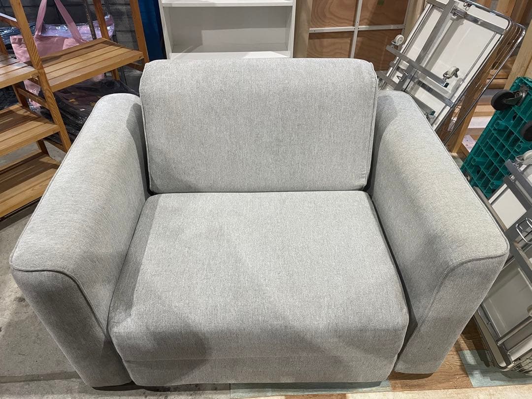 【岐阜六条直接引取歓迎】コアラマットレス ソファベッド　シングル　グレー