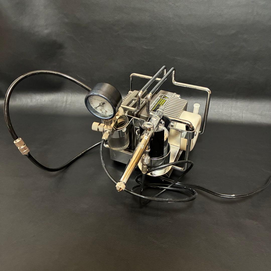動作確認済み Mr.リニアコンプレッサー L5塗装システムとエアブラシセット